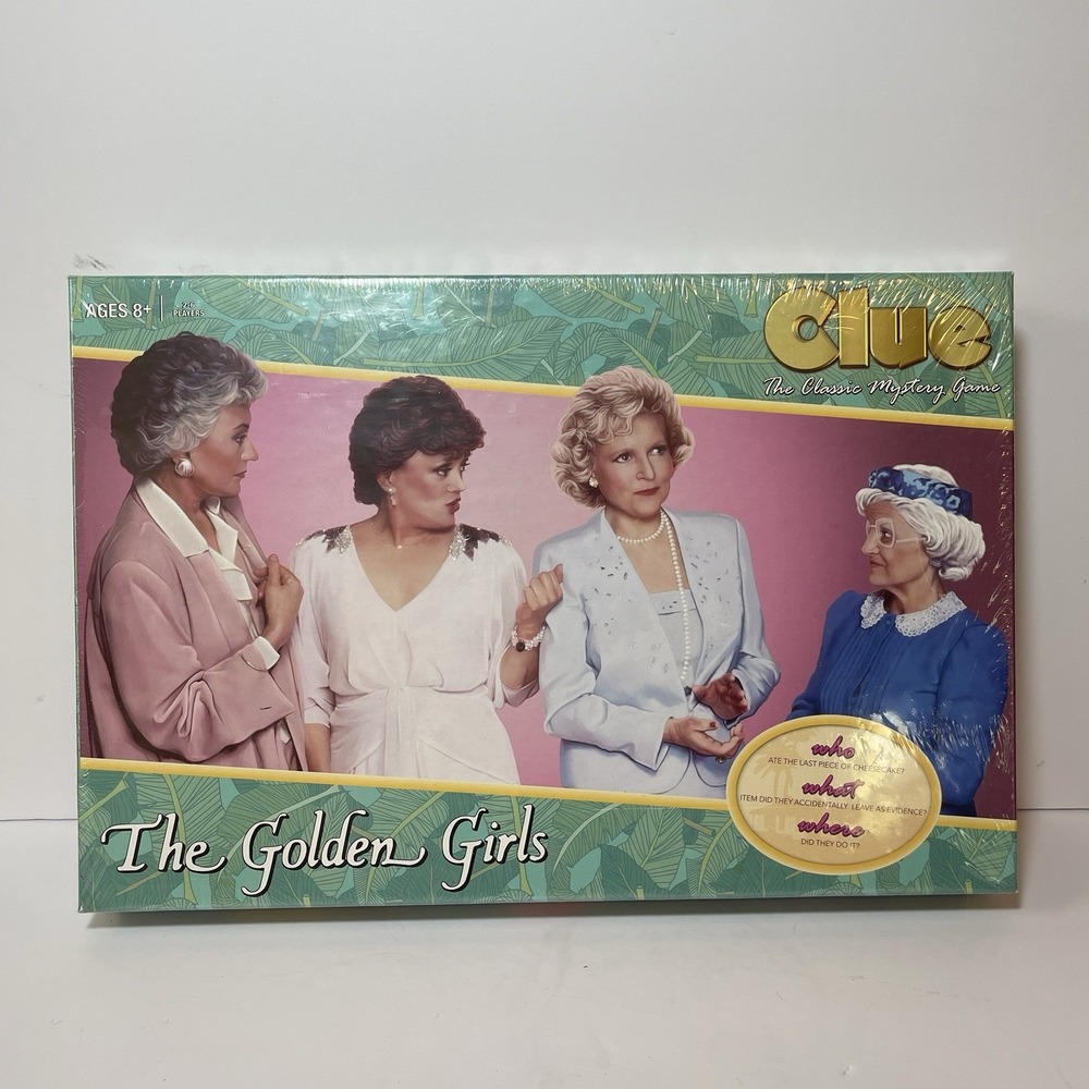 Clue The Golden Girls Board Game USAopoly 2017 New Classic Mystery Free Shipping